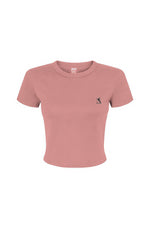 Microphone Globe Crop Tee
