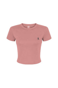 Microphone Globe Crop Tee