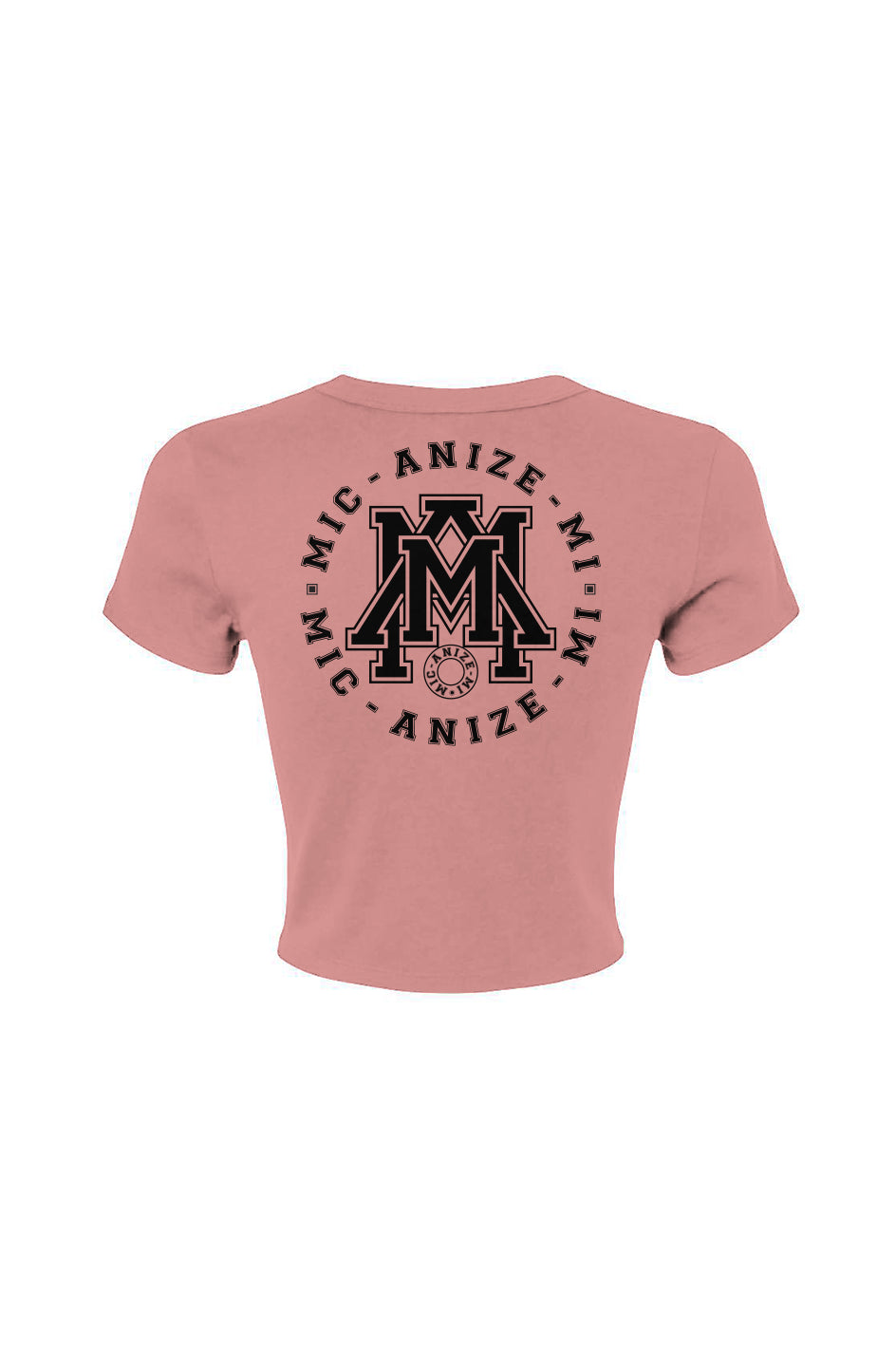 Microphone Globe Crop Tee