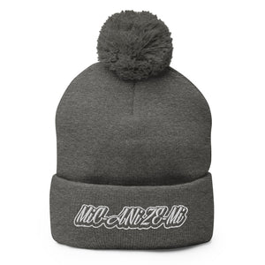 Mic-Anize-Mi Pom-Pom Beanie