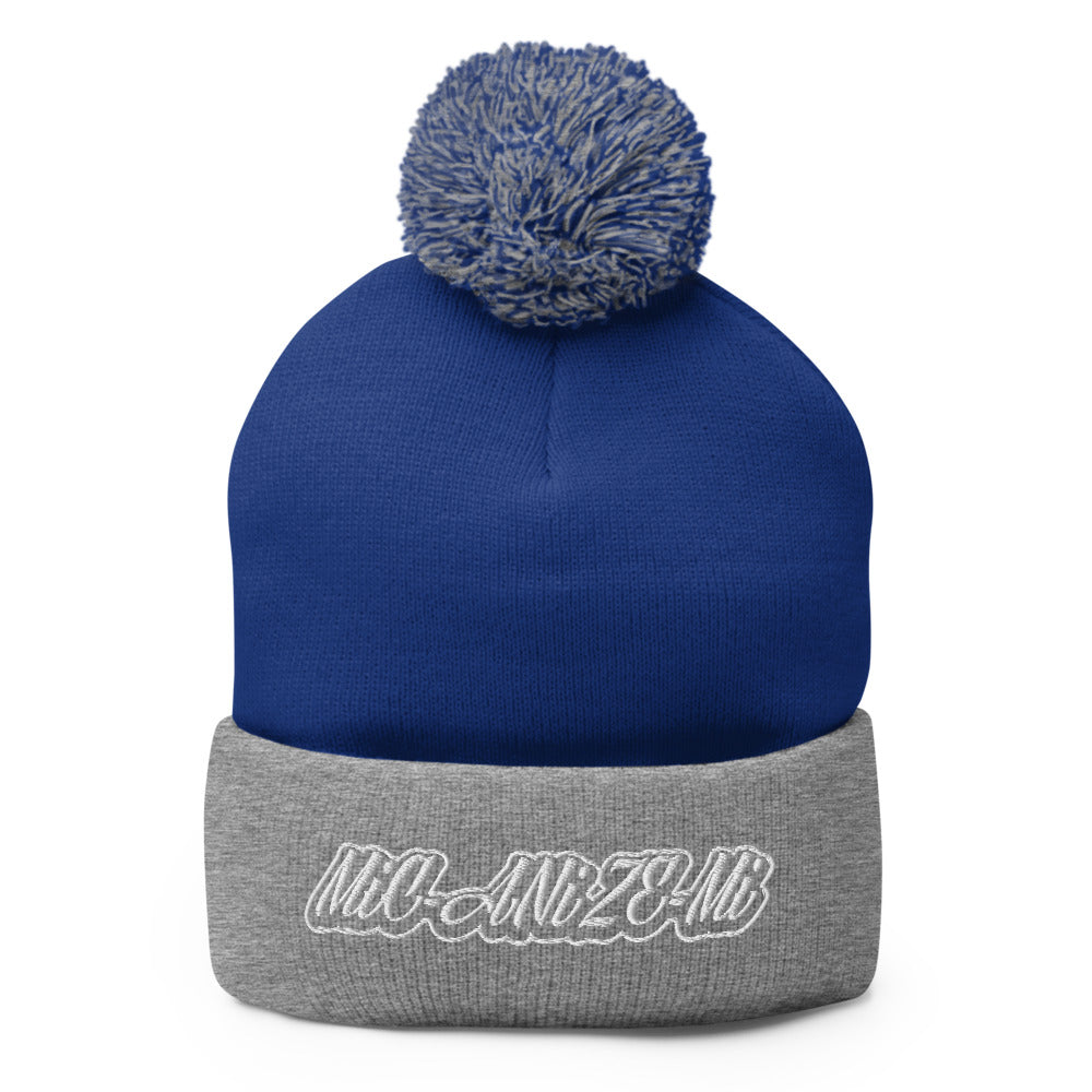 Mic-Anize-Mi Pom-Pom Beanie